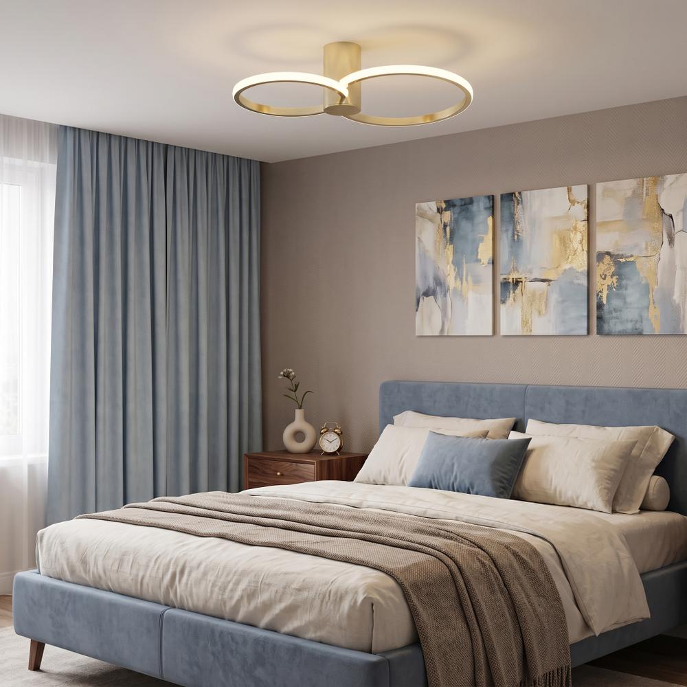 Lampa sufitowa plafon APP1402-CW Złota