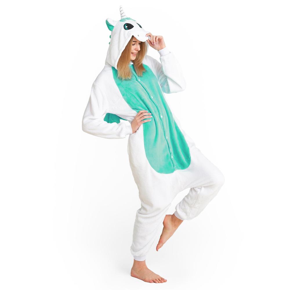 KOMBINEZON KIGURUMI JEDNOROŻEC MINT S