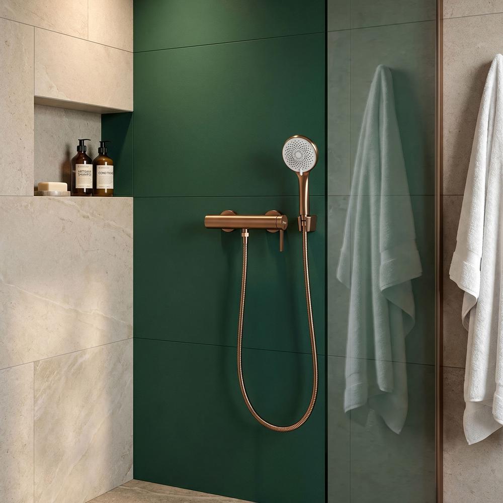 Bateria prysznicowa REA Rivo Miedź Szczotkowana