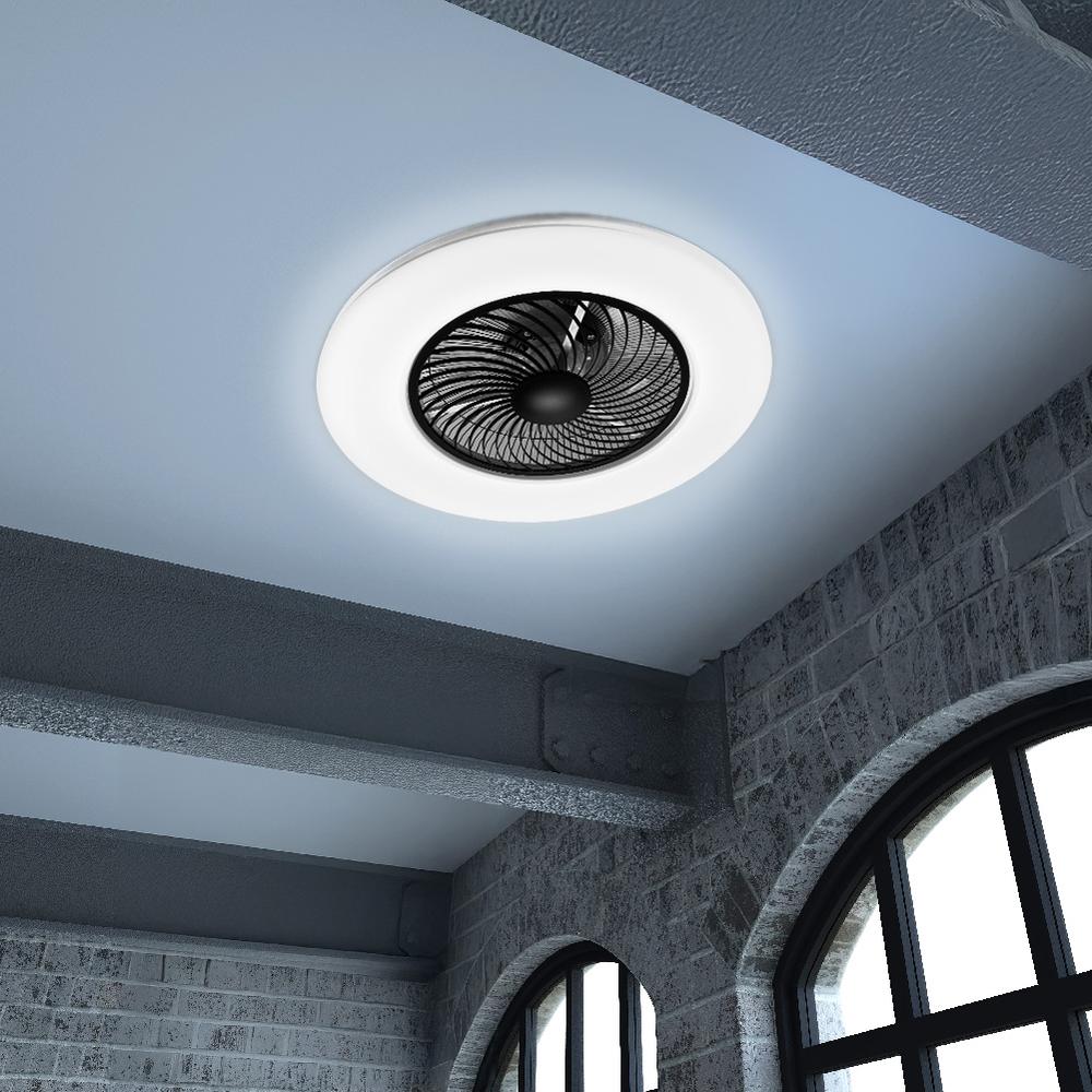Lampe mit Ventilator APP1552-C BLACK