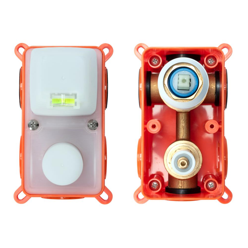 Inbouw regendoucheset Rea Lungo Gold Brush  + BOX