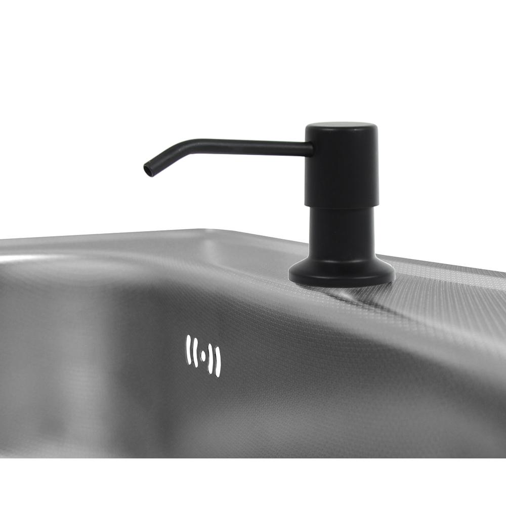 Dozator za tekući sapun Rea Black 322102