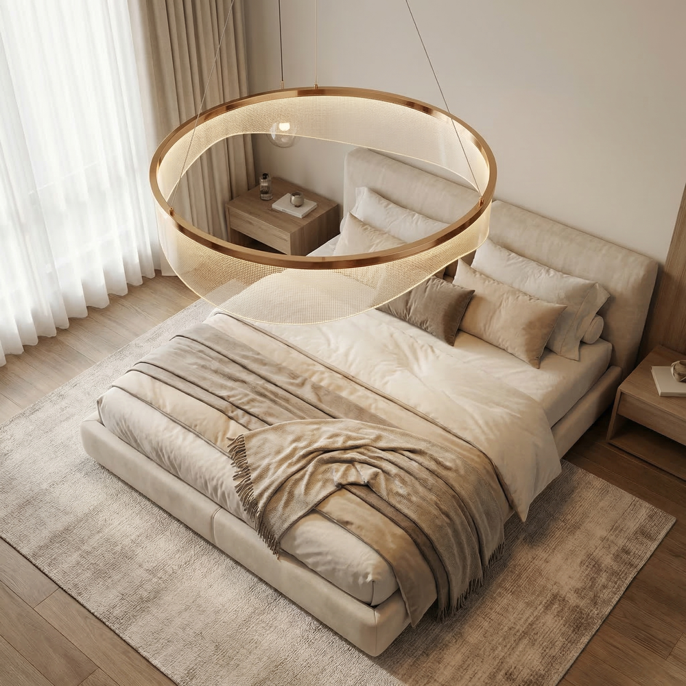 LAMPA SUFITOWA WISZĄCA G145-CP 60 ZŁOTA