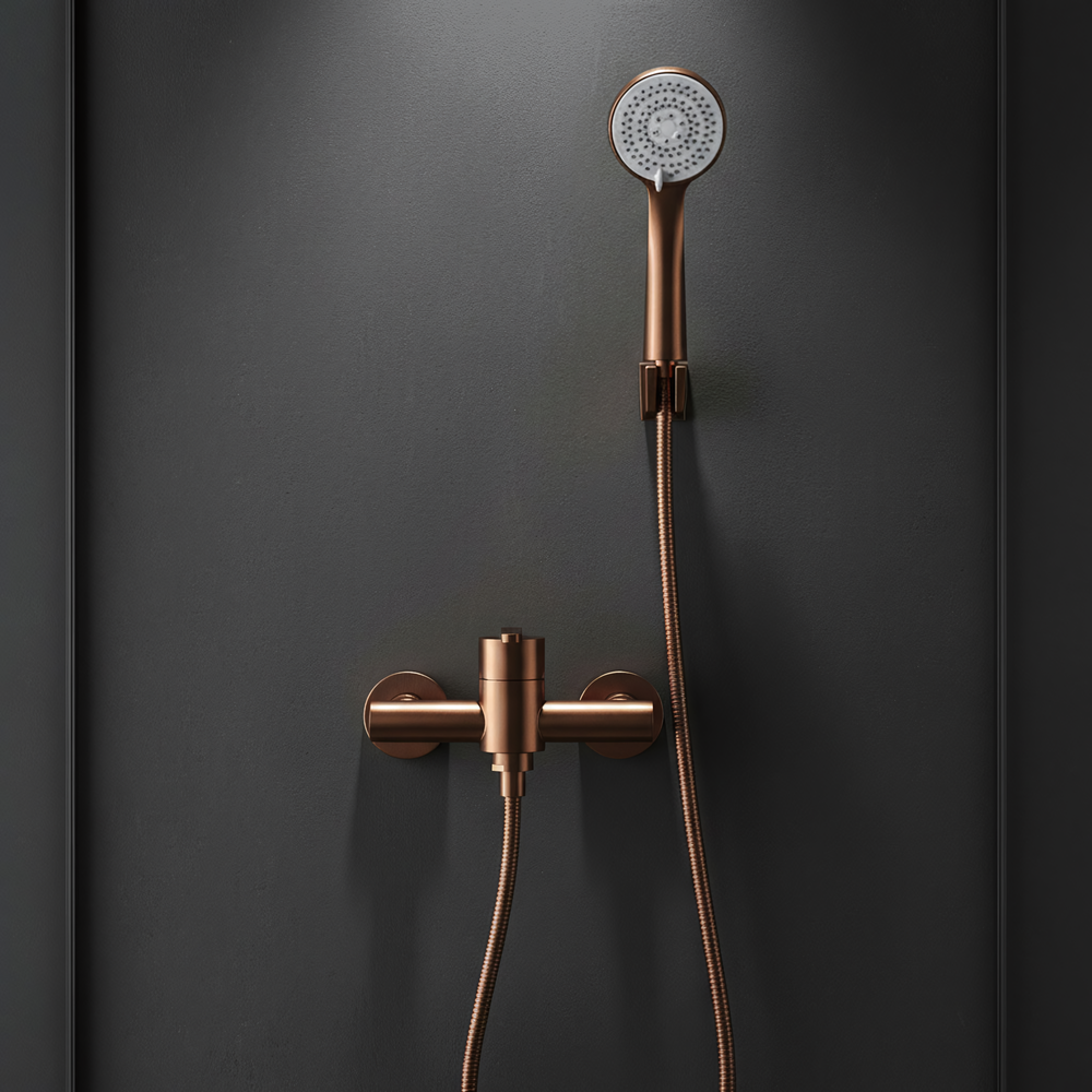 Baterie de duș REA Ontario Brush Copper