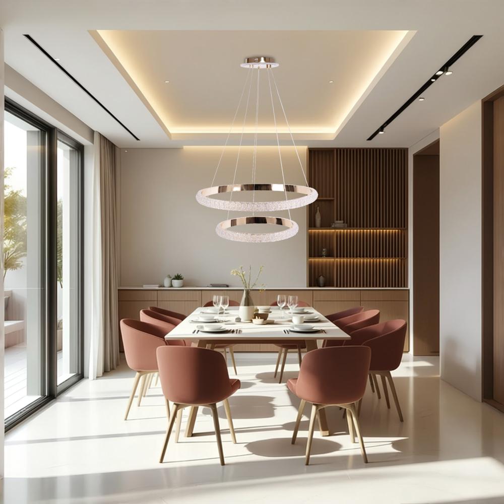 Люстра LED G045-2CP GOLD