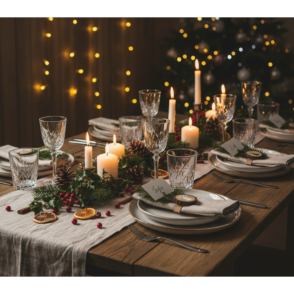 KLAMERKI DREWNIANE 8 SZTUK CHOINKI KL-21X11