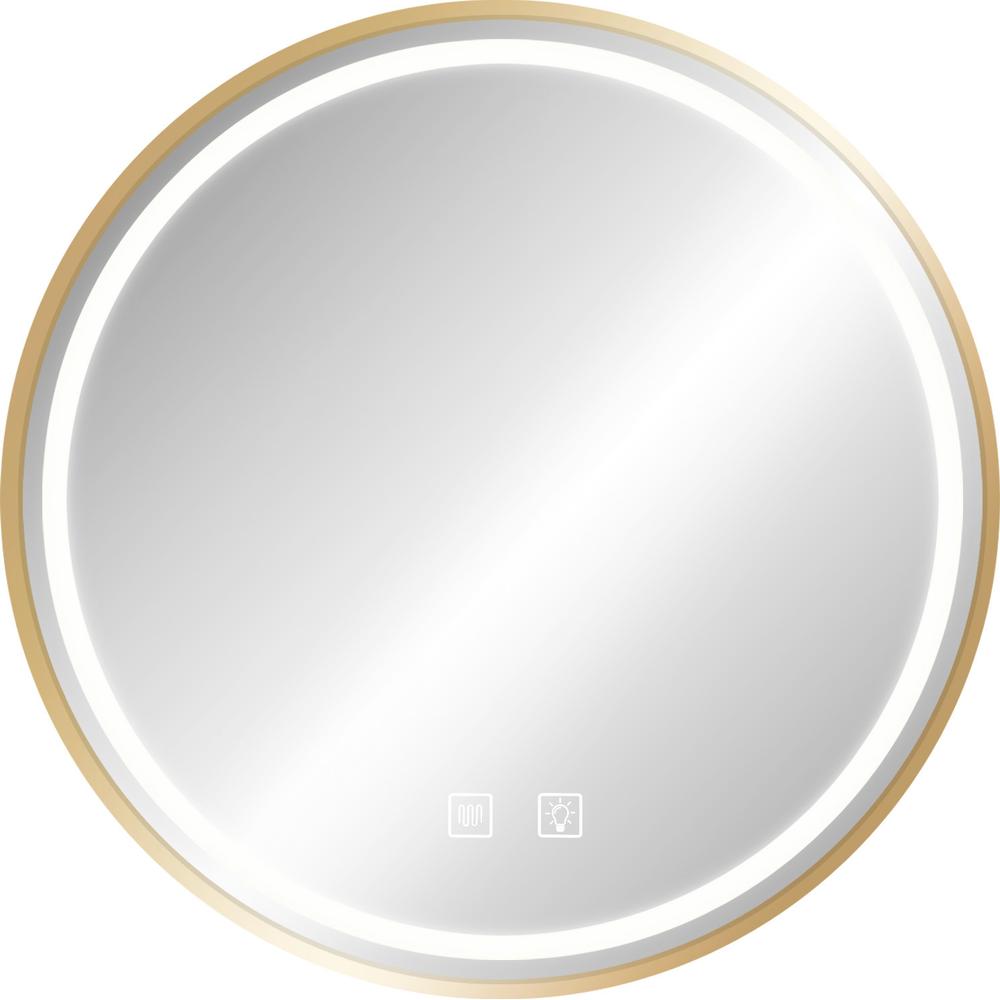 Miroir LED 80cm MMJ BRUSH  GOLD