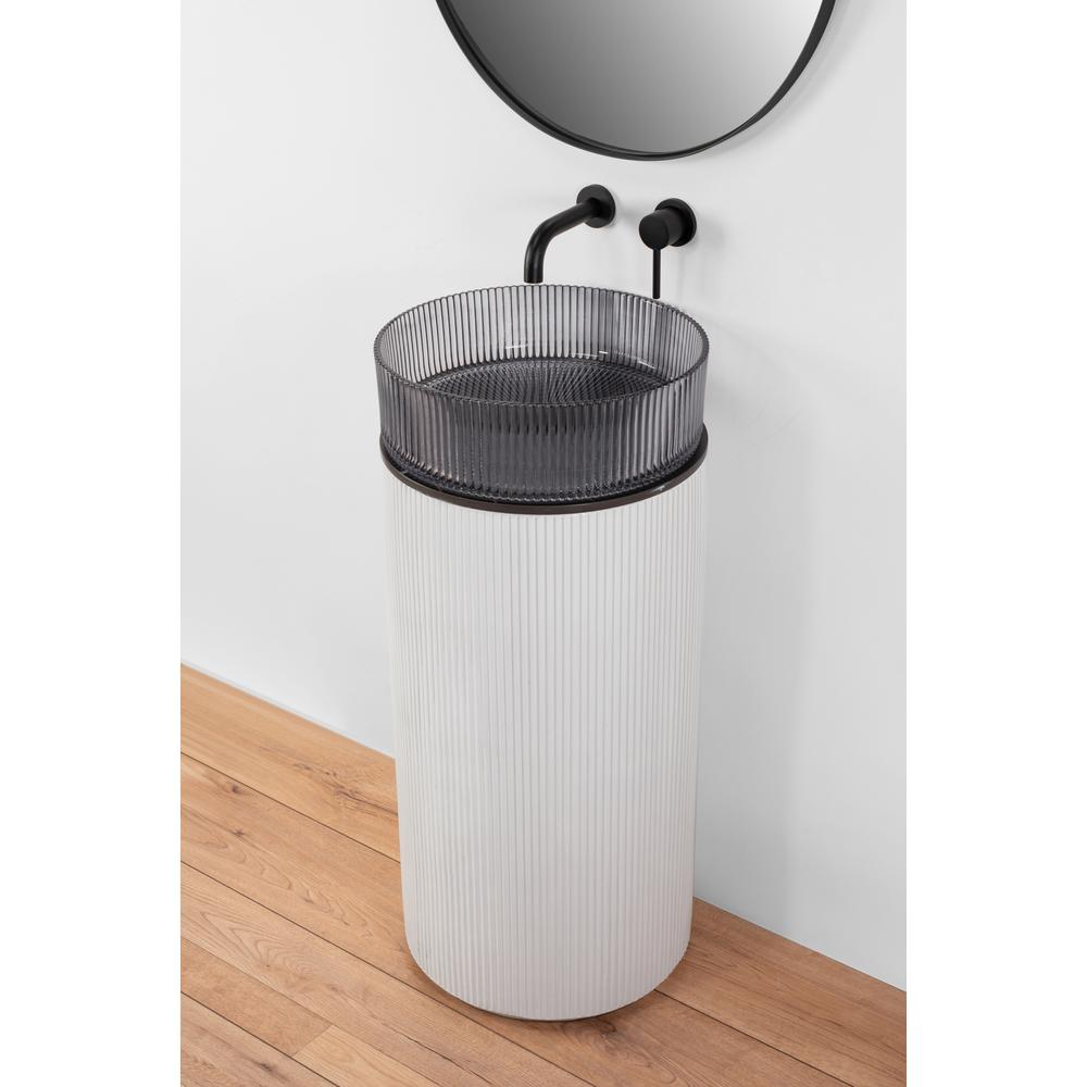 Отдельно стоящий пьедестал с умывальником Rea Ingrid Grey