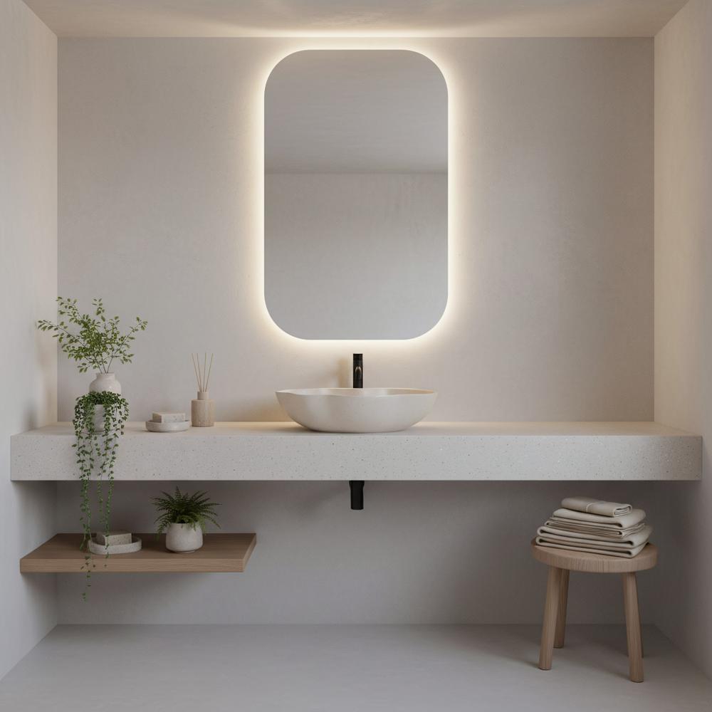 Lauapealne kraanikauss Rea Pearl Warm