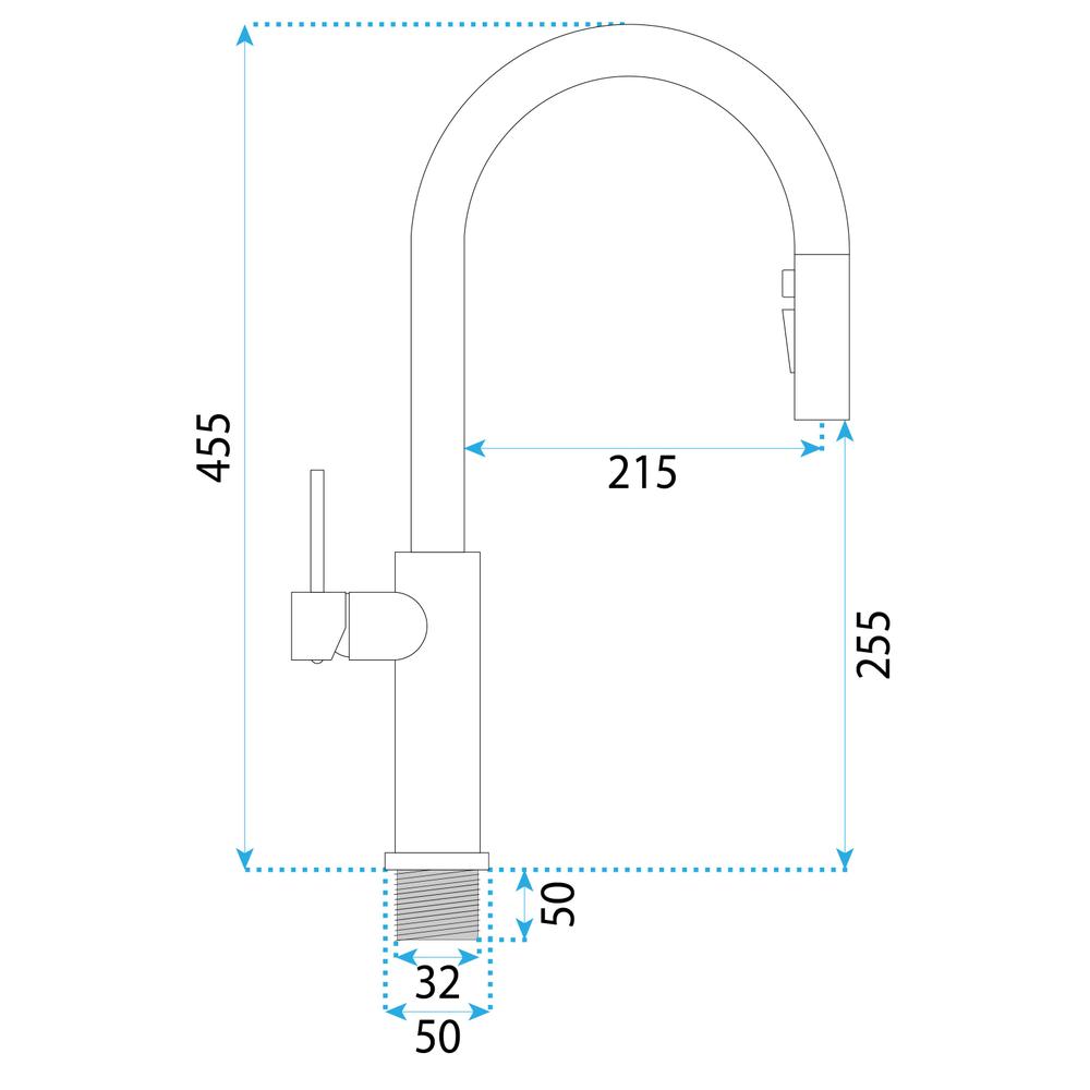 Bateria kuchenna Rea Master Nikiel Szczotkowany