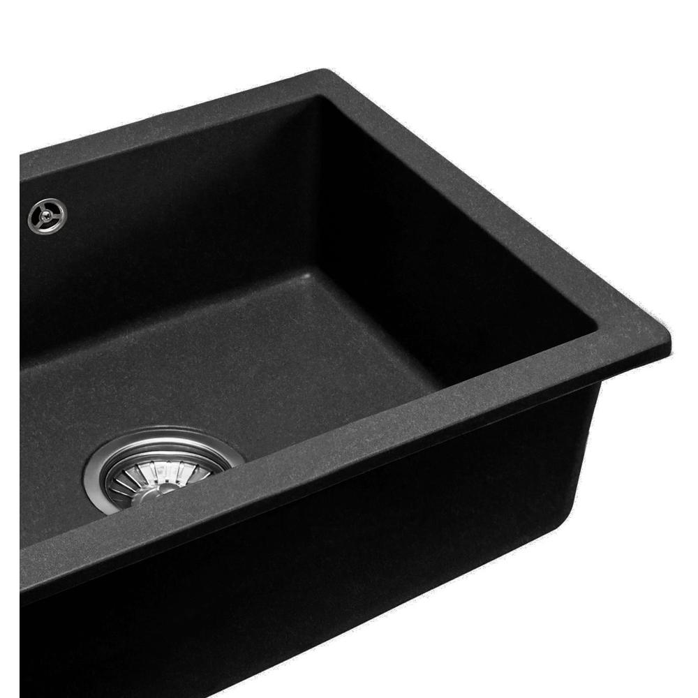 Nels granīta izlietne melna