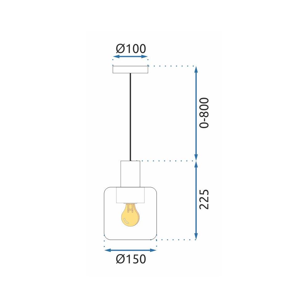 Deckenlampe APP1011-1CP