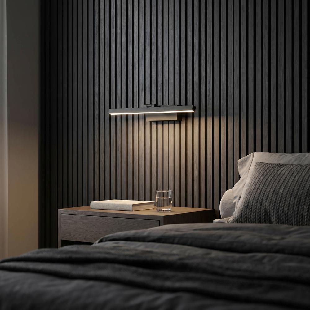 Kúpeľňové nástenné LED svietidlo APP1866-1W 40 cm Black
