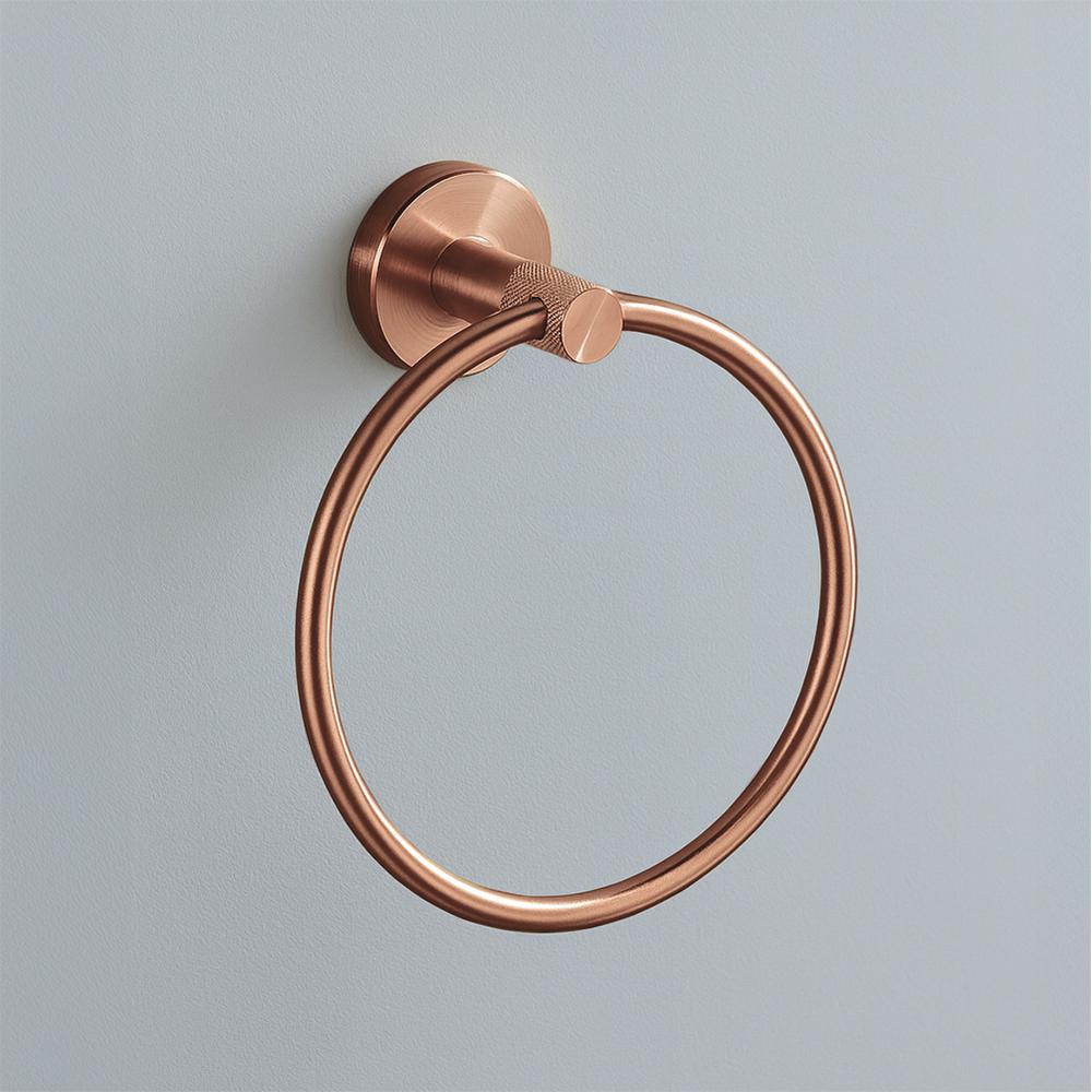 Bathroom hanger Ring 6610 Modern Brush Copper