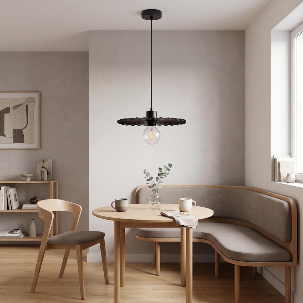 LAMPA SUFITOWA WISZĄCA APP1353-1CP Czarny