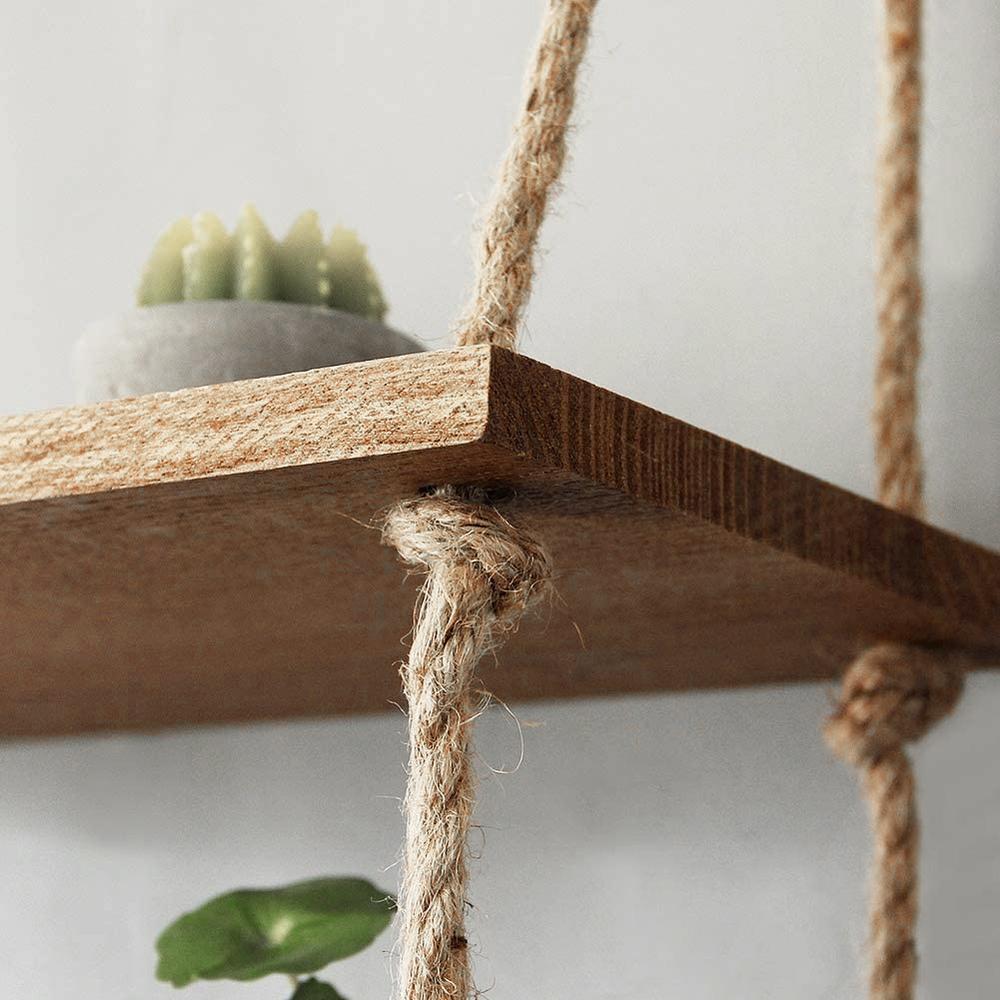 Półka ścienna drewniana 21 WHITE