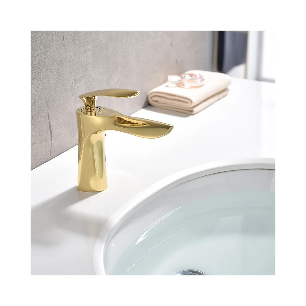 Rea Orbit Gold Low slavina za umivaonik