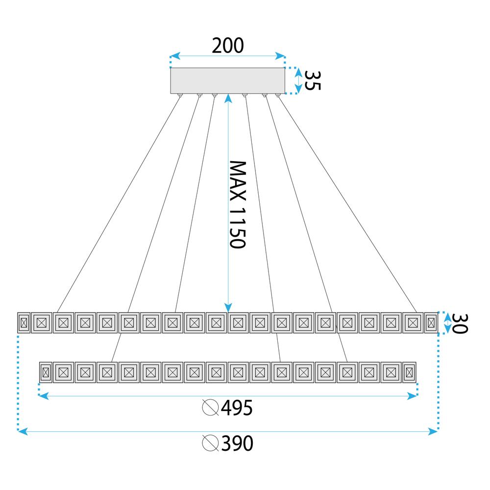 Lampe LED MS012-CP ROSE GOLD