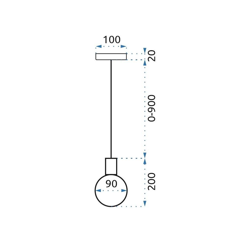 Deckenlampe Retro Gold APP649-1CP