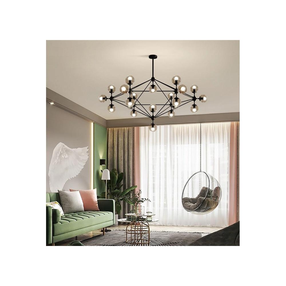 Deckenlampe Metall black XXL APP265-15C