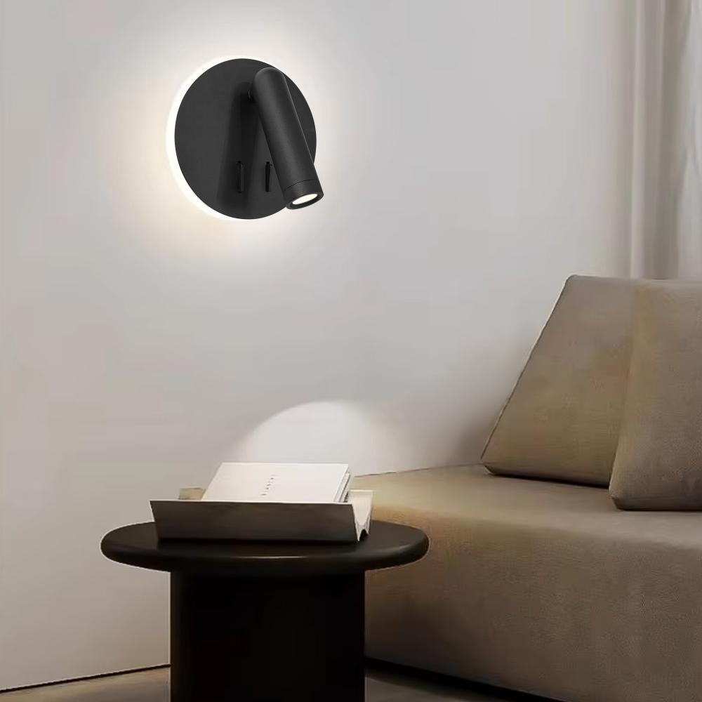 Wandlampe APP1614-1W black