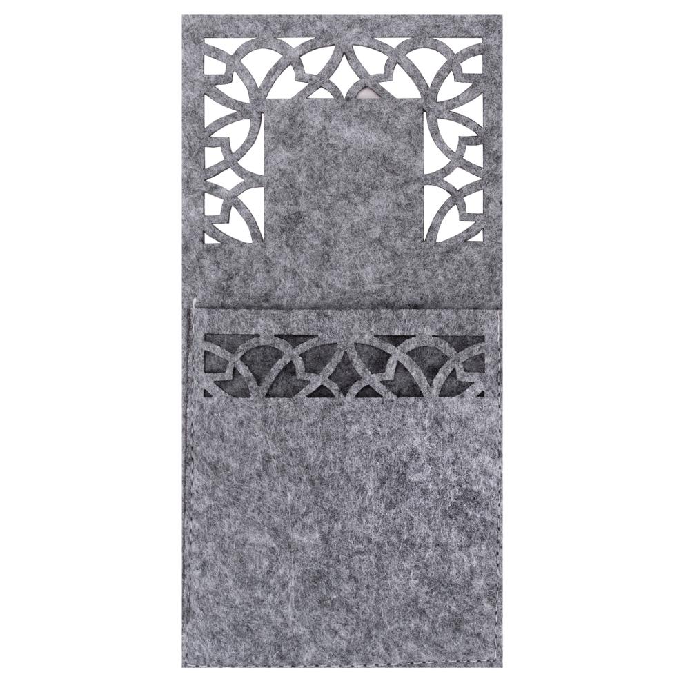 Pokrowiec na sztućce Świateczny 8szt KF357 Grey