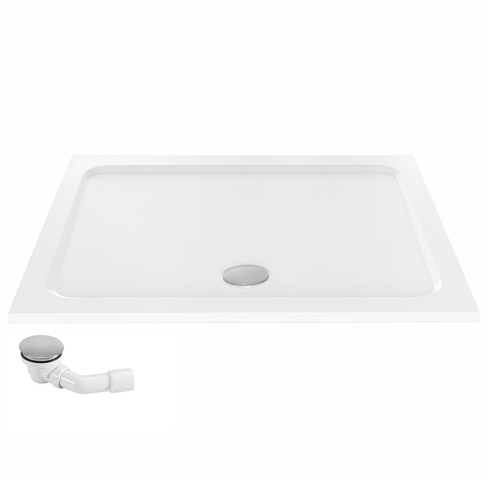 Plato de ducha Rea Belmond White 80x100