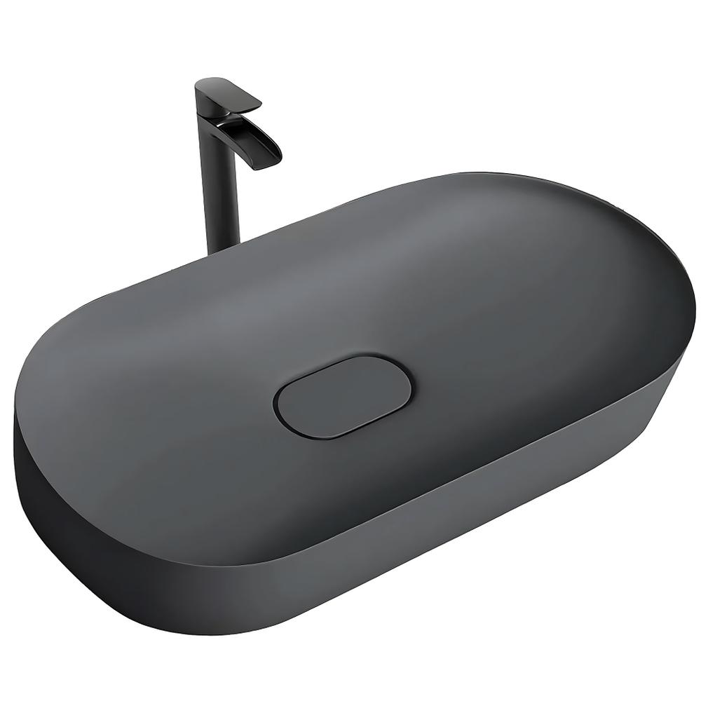 Vasque en conglomérat IRIS 71 CM GREY MATT