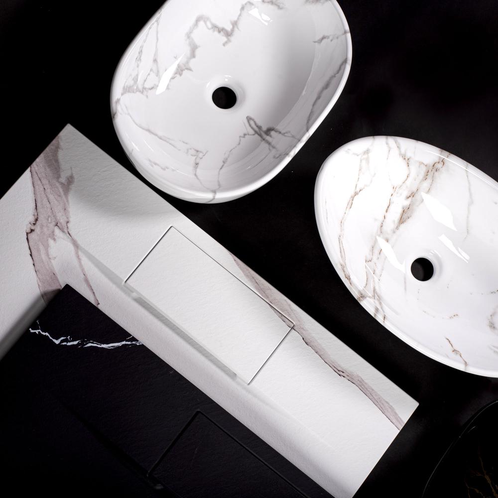 Lavoar de blat Rea REA Royal In Black Marble Gold