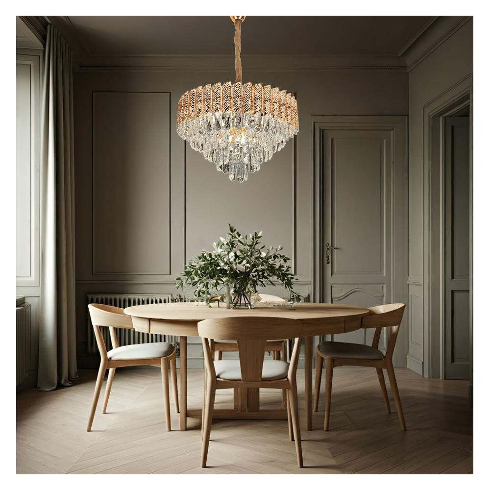 Hängelampe Cristal G054-CP 50cm GOLD