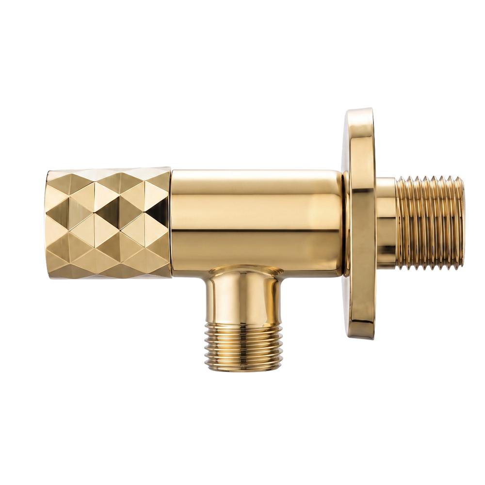 Zawór kątowy Diamond 03 1/2" x 3/8" Złoty