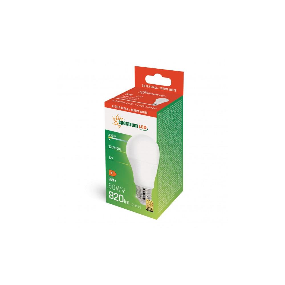Glühbirne LED WW E27 230V 9W WOJ+14610