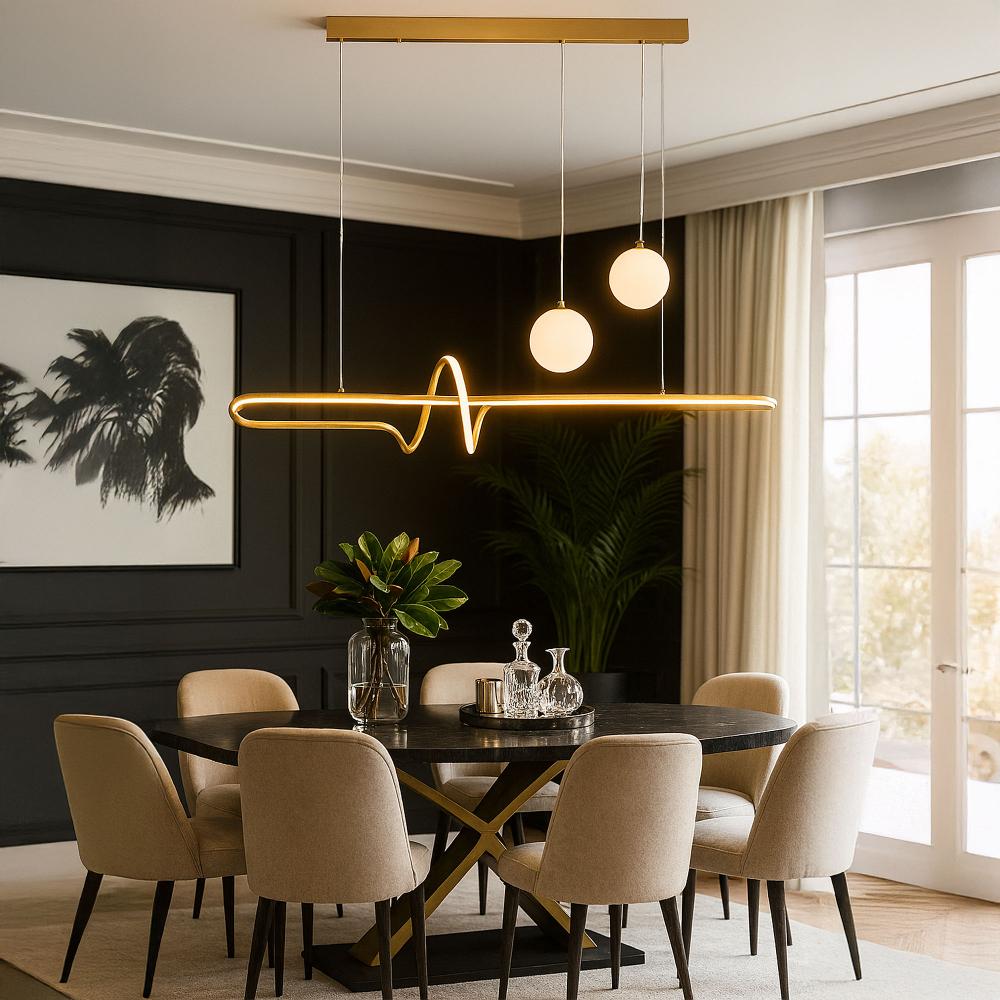 Lampe LED LHJ039-CP BRUSH GOLD