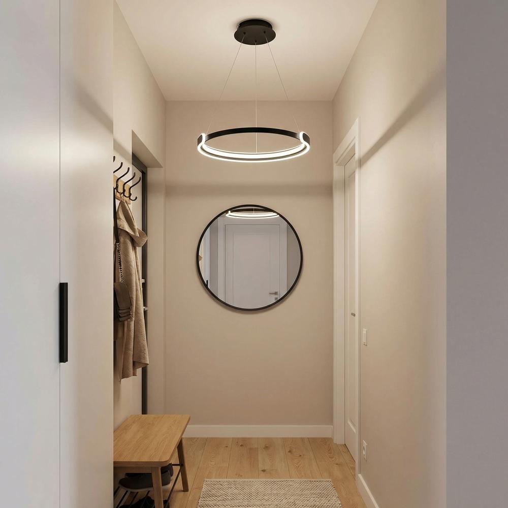 Lampa sufitowa LED APP1927-CP Czarna