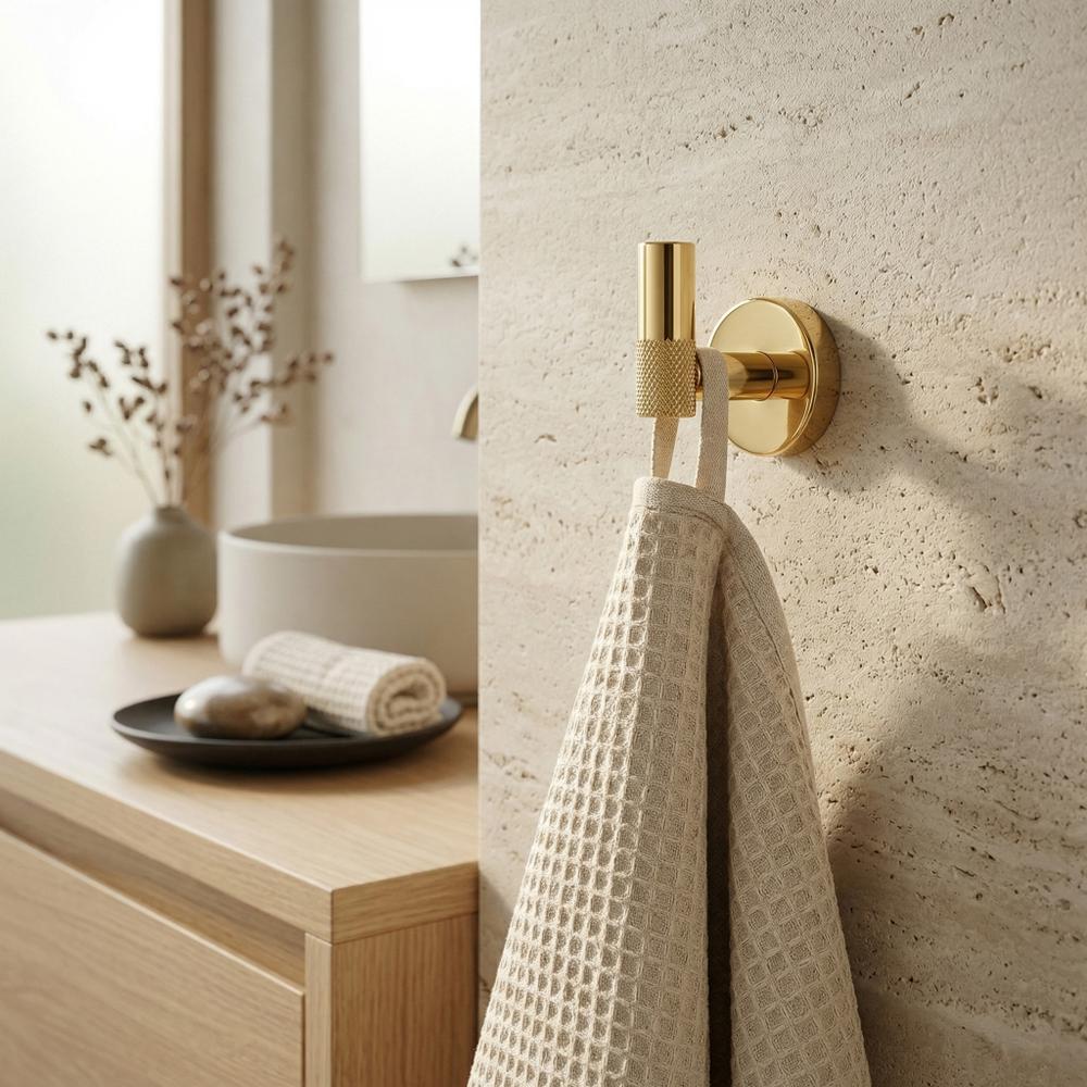 Wieszak łazienkowy 6606 Modern Złoty