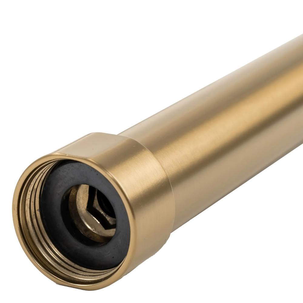 Extension for a bathtub and shower set BRUSH GOLD 50cm