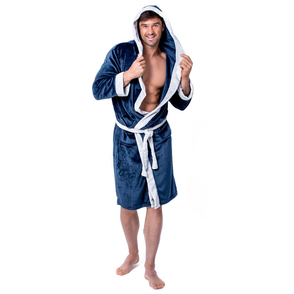 Szlafrok męski Comfort Navy