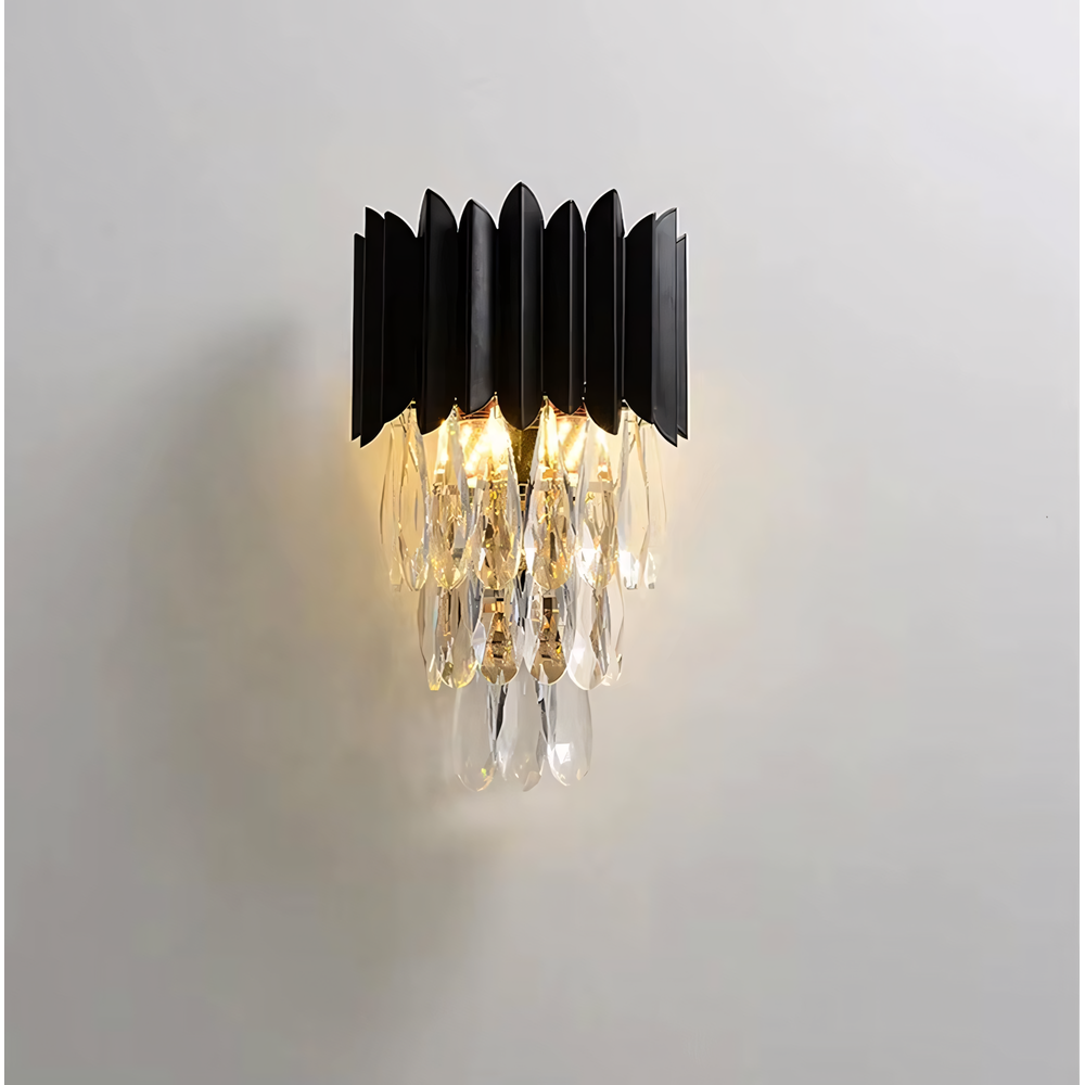 KINKIET ŚCIENNY APP1658-1W Czarny