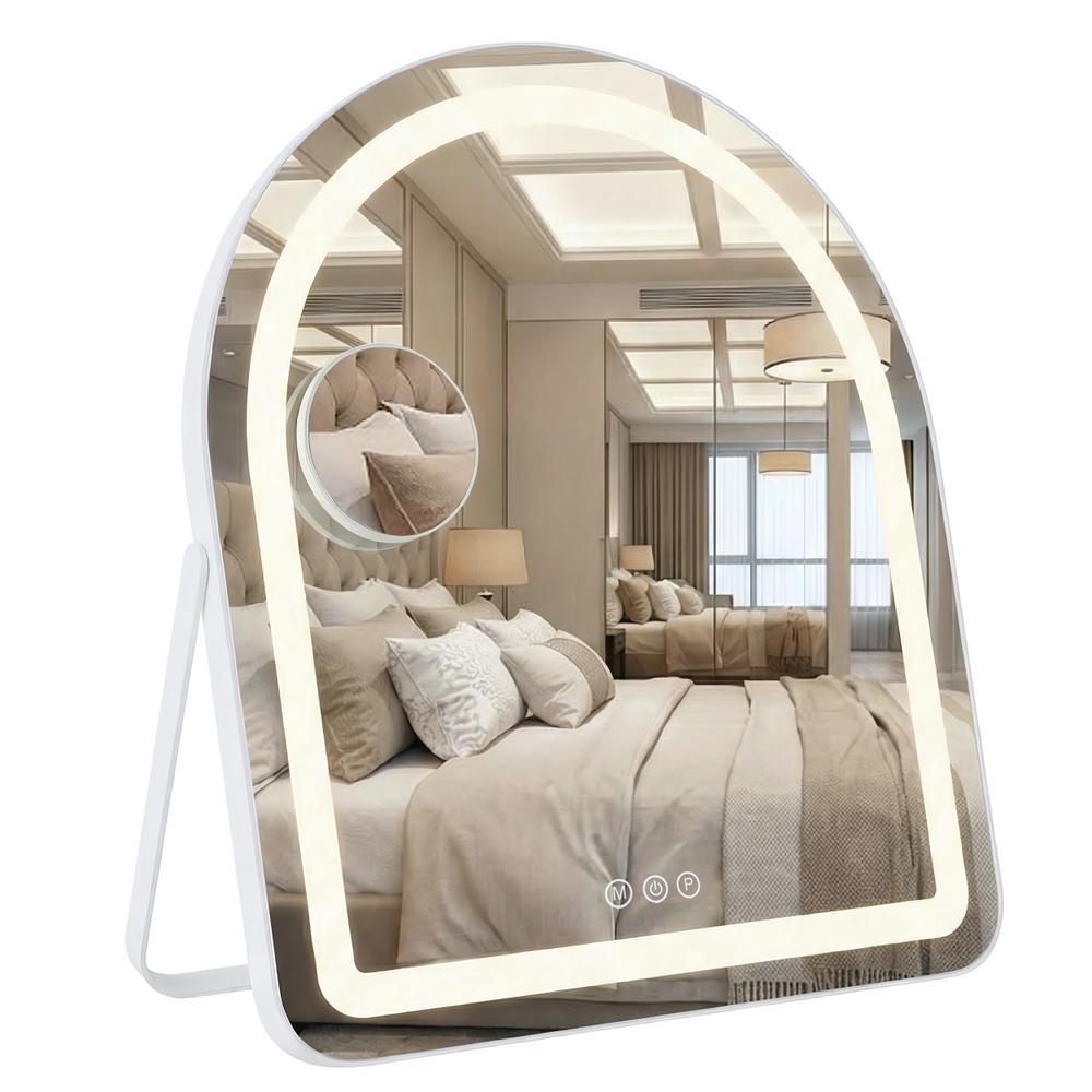 Lustro LED GLAM White 40x45cm