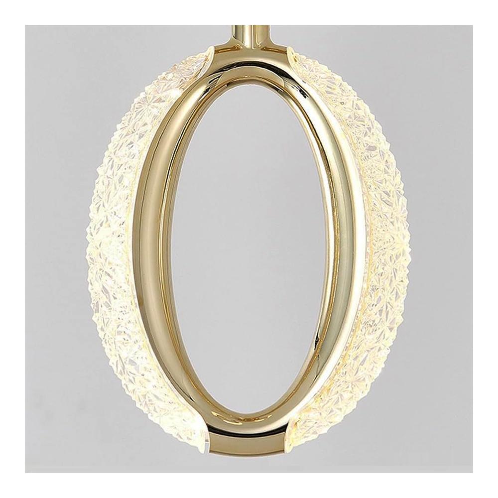 Kristall-Hängelampe LED G114-1CP Złota