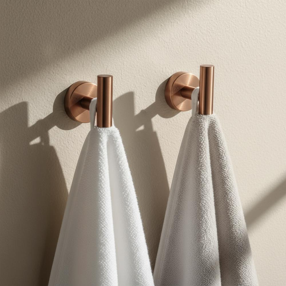 Kylpyhuonetarvikesetti  Ari Brush Copper 4 osaa