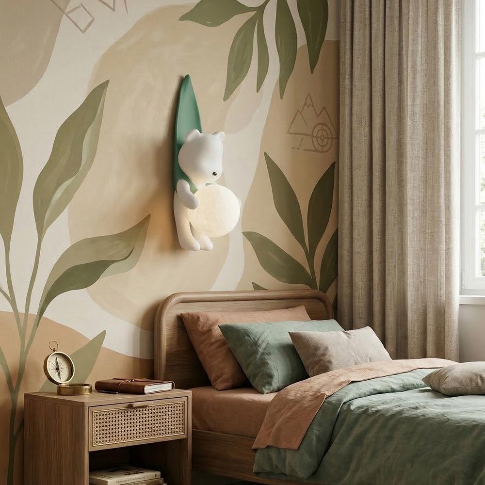 KINKIET ŚCIENNY MIŚ W KOSZULCE G169-1W NIEBIESKI