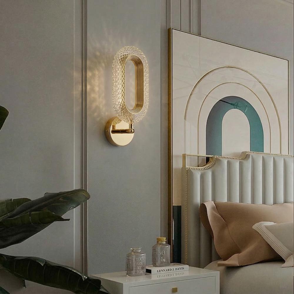 KINKIET ŚCIENNY LED G171-W ZŁOTY