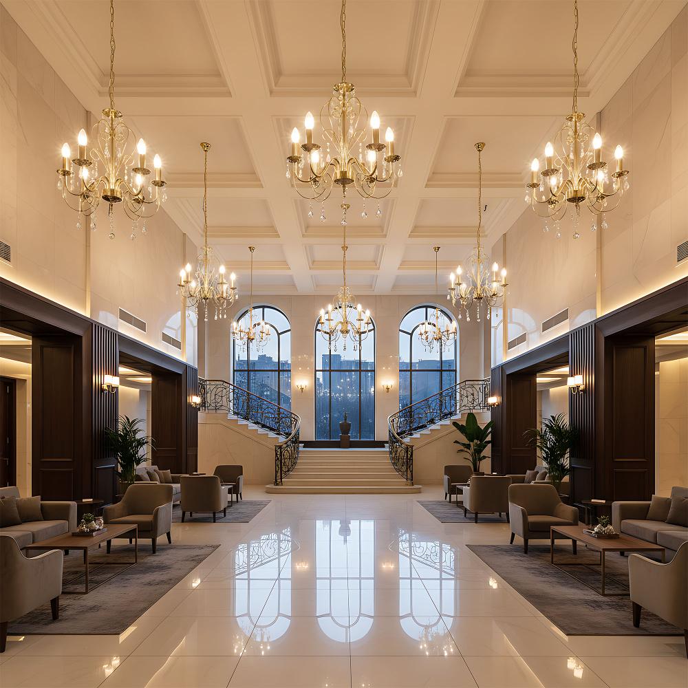 Deckenleuchte EBT009-5CP GOLD