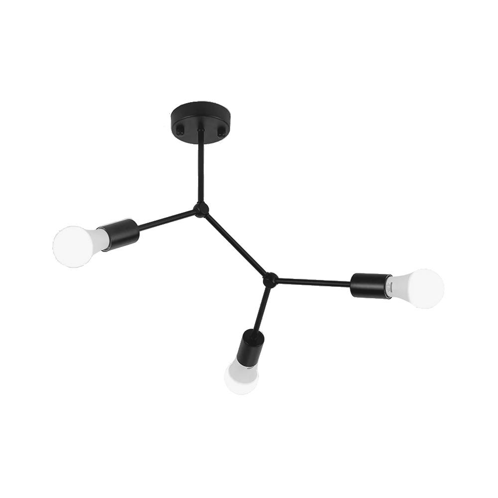 Metall Deckenlampe LOFT APP736-3C Black