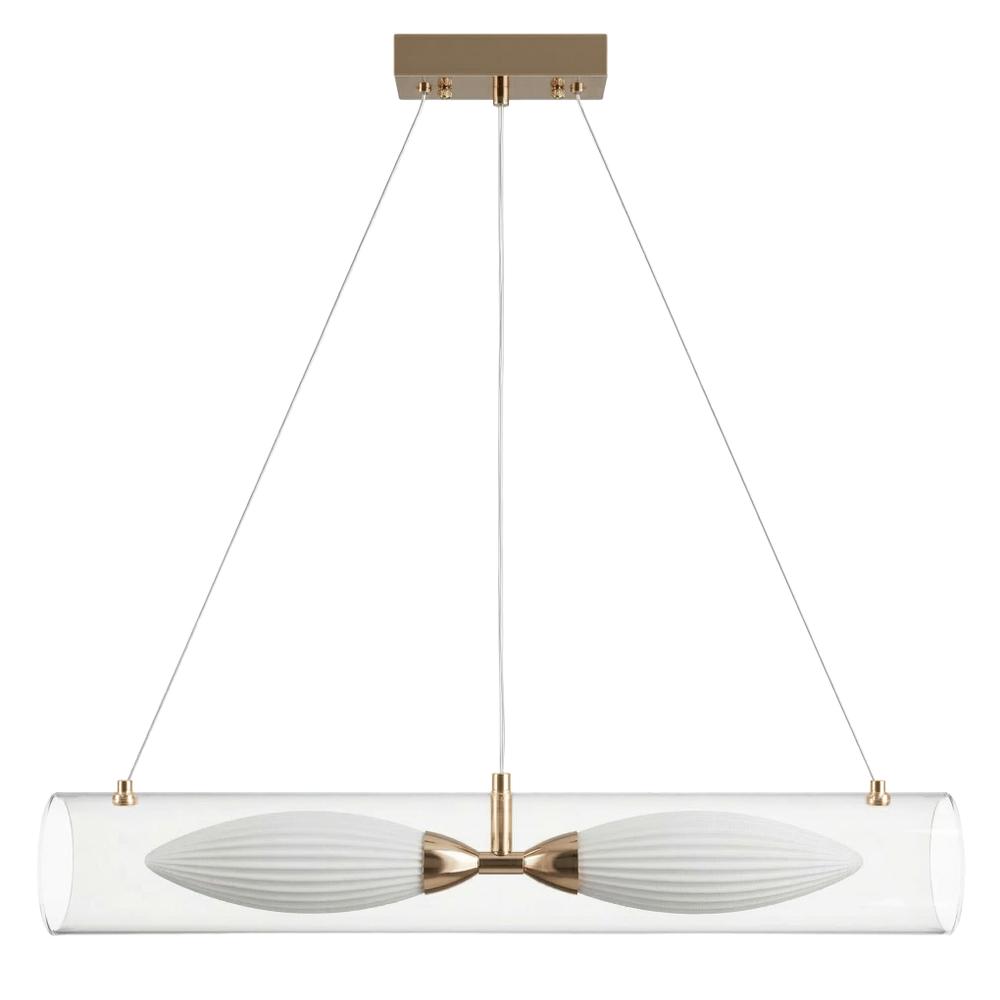 LAMPA SUFITOWA WISZĄCA G152-2CP ZŁOTA