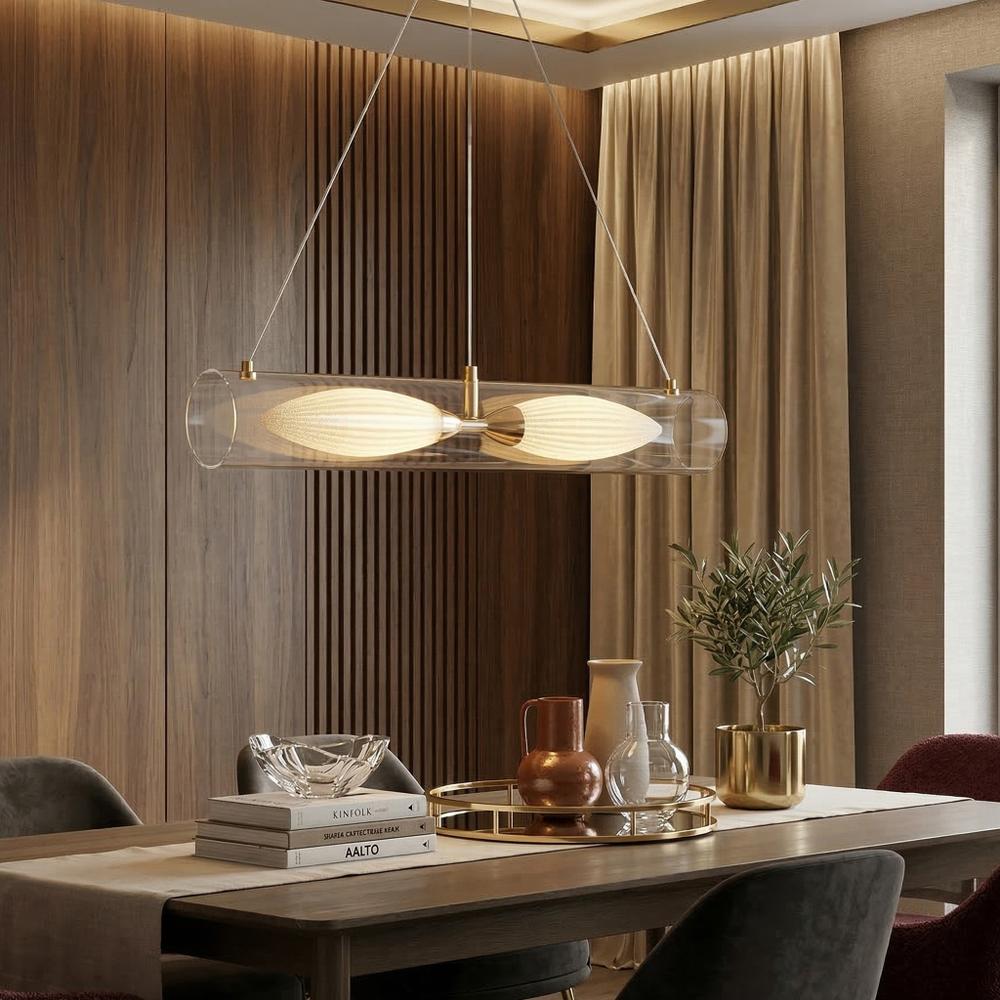 LAMPA SUFITOWA WISZĄCA G152-2CP ZŁOTA