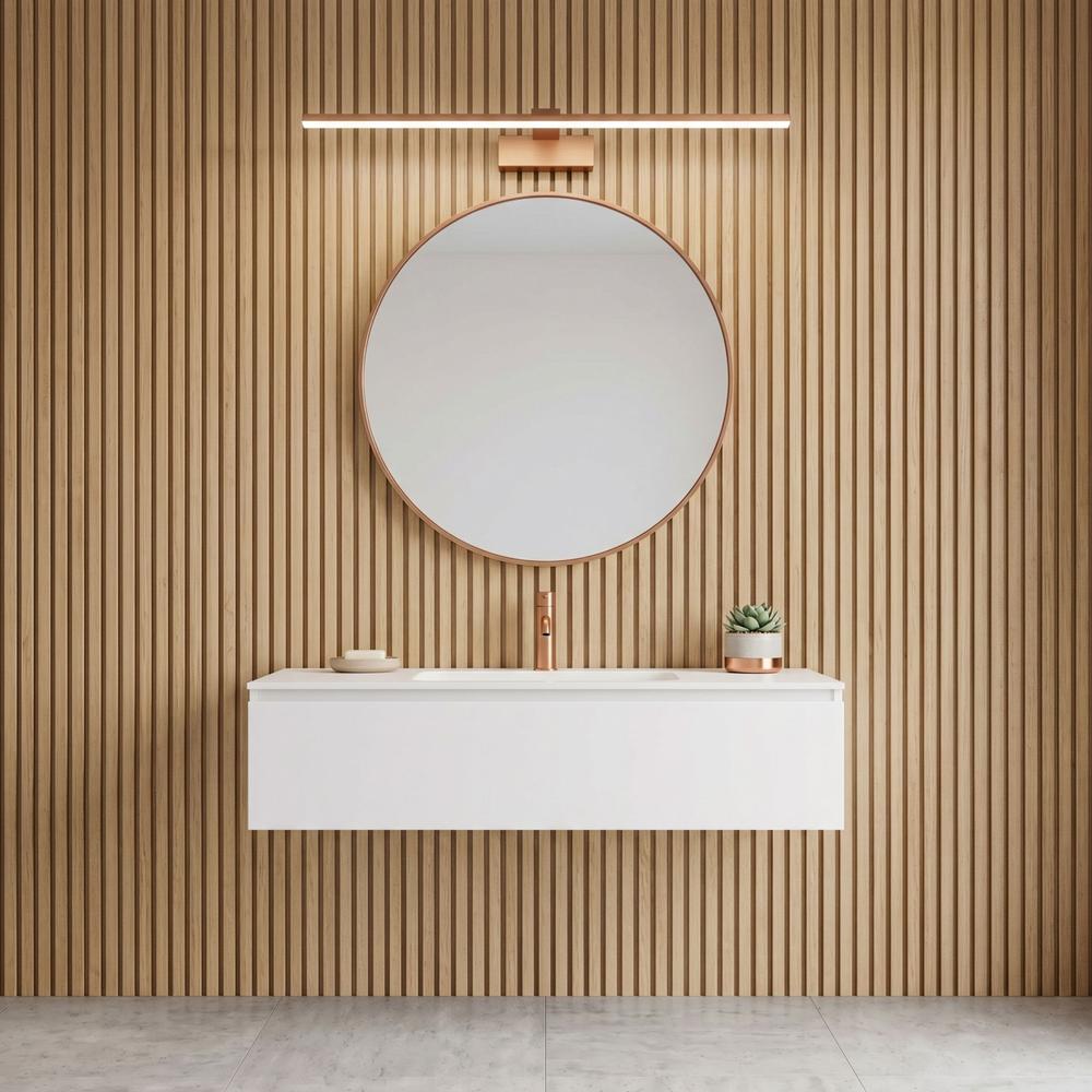 Kinkiet łazienkowy LED SWE015-1W 73cm Miedź szczotkowana