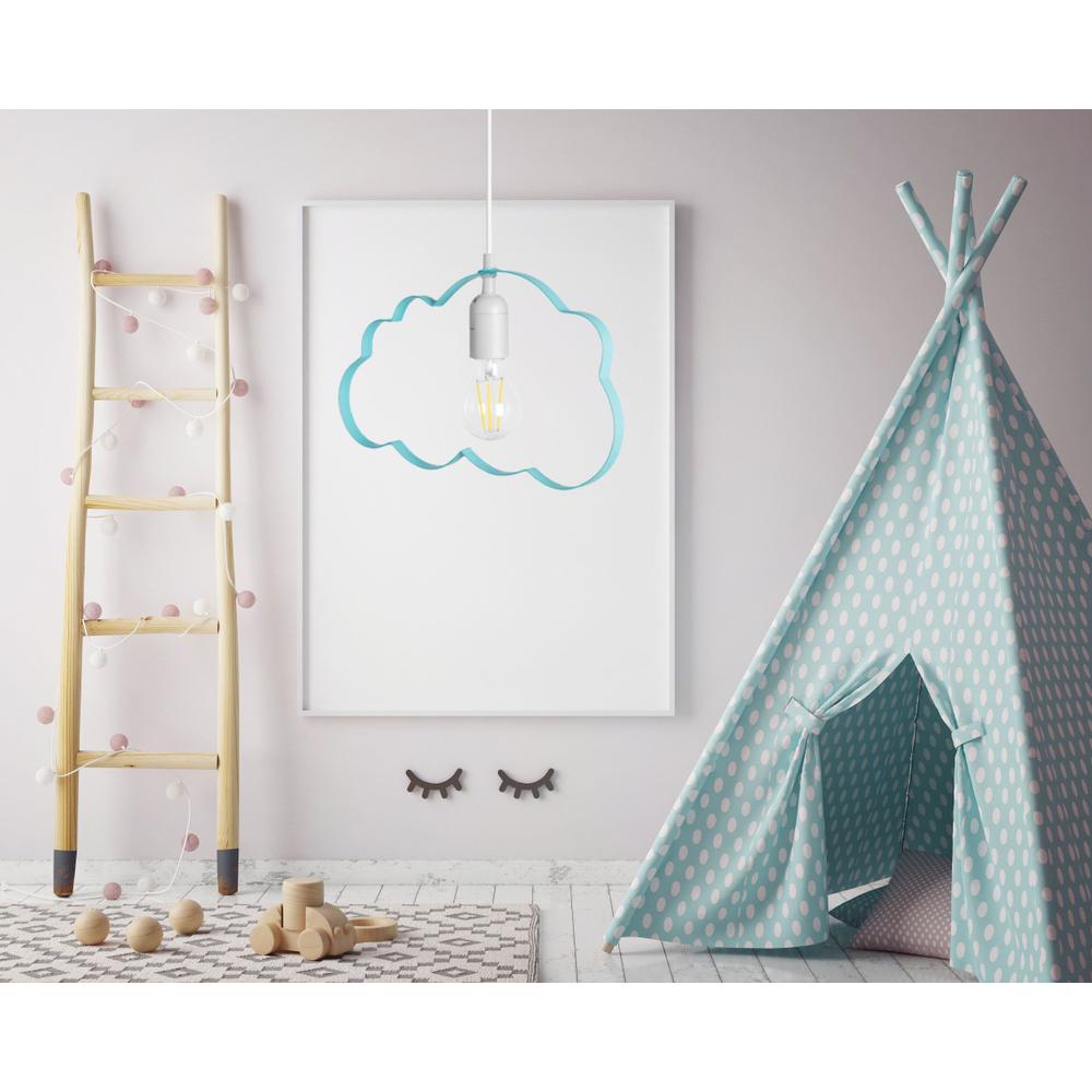 Hängelampe Cloud light blue