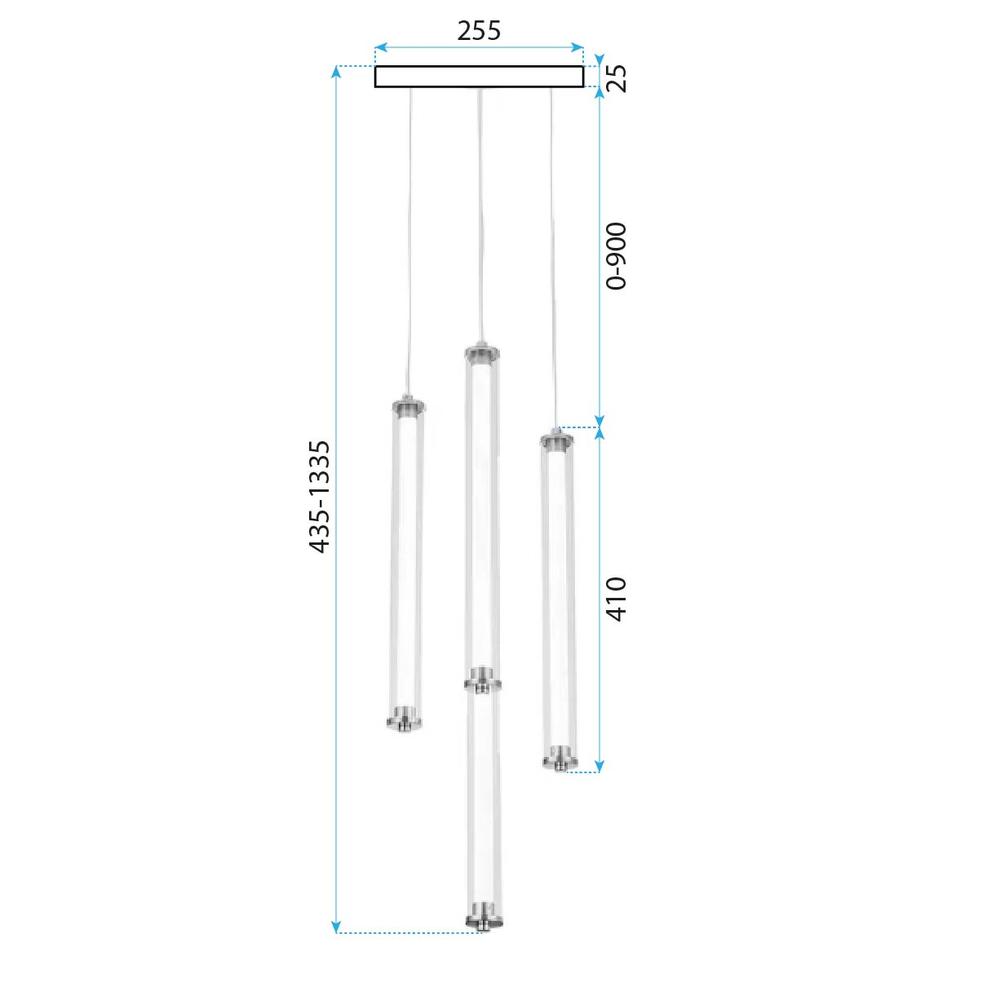 Lampe LED G024-4CPR Gold